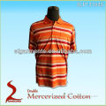 Top quality double mercerized men's custom polo shirts and golfer shirts